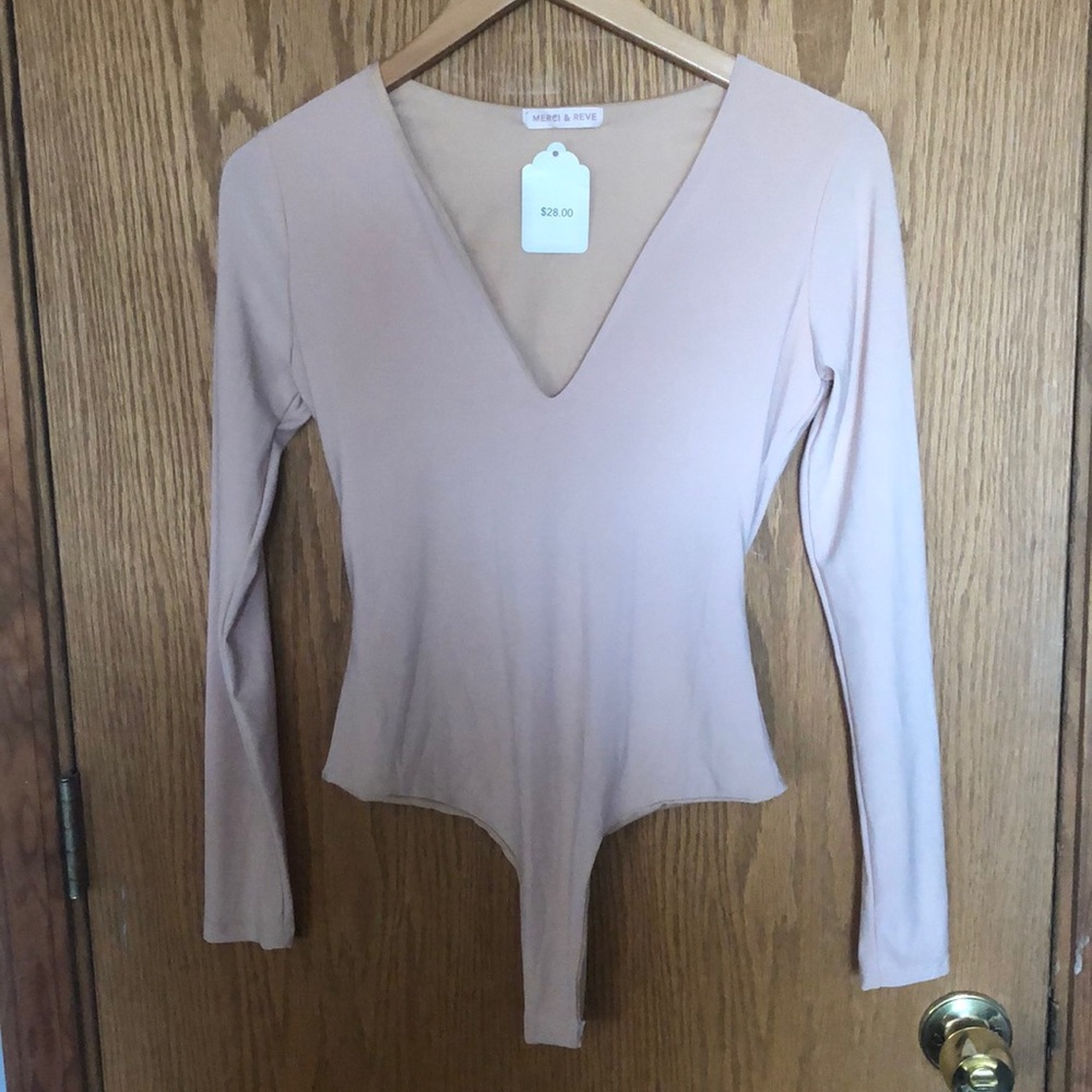 Nude bodysuit NWT!